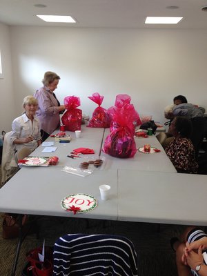 Broadway church of Christ gift baskets for the elderly